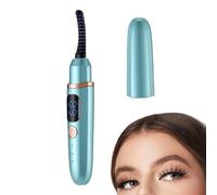 Heated Eyelash Curler - Fast Heating Electric Tool, Rechargeable Lash Styling Wand, Safe Gentle Curling Device For Women Girls Ladies Beginners Travelers Performers Brides Home Travel Gym Office