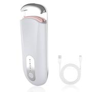Heated Eyelash Curler for Natural Lashes 2-Level Adjustable Temperature Mini Electric Lash Curler Fast 3-Second Heat Up