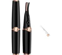 Heated Eyelash Curler, Makeup Eye Lash Curlers Eyelash Curling, Portable Electric Eyelash Curler, USB Rechargeable Heated Lash Curler, 3 Heat Modes, Natural Curling 24h Long Lasting (Black)
