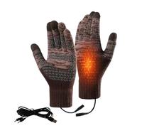 Heated Glove - Synthetic, 8,66 x 4,33 x 1,18in Riding Mitten Thermal Insulated Warmth | Touchscreen Compatible Outdoor Winter Gloves, Heated Cycling Mittens For Cycling, Skiing, Hiking, Camping