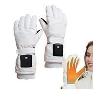 Heated Glove - USB Electric Windproof Mitten, Warm Breathable Winter Hand Warmer, Adjustable Temperature Sport Clothing Accessory, Skiing Cycling Fishing Running Driving Gear For Men Women Teens