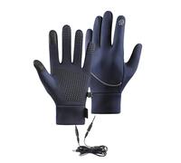 Heated Gloves Men, Rechargeable Work Gloves, Touchscreen Compatible, Windproof Thermal Lining, Perfect for Cold Weather Cycling Hunting Driving Running Kitchen Winter, 1 Pair