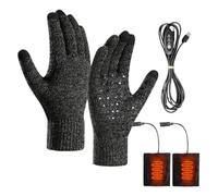 Heated Gloves - Winter Outdoor Gear | Touchscreen Thermal Gloves - Three Temperature Levels Removable Heating Pack for Hunting Commuting Skiing Cycling and Cold Weather Adventures