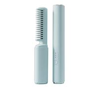 Heated Hair Brush - Cordless Mini Straightening Comb, Fast Heating Rechargeable Straightener, Portable Styling for All Types | Ideal Daily Use Home Travel Professional