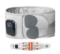 Heated Massage Waist Belt, Cordless Heating Pad with Massager for Lower Back Pain Relief, with Heat, Adjustable Vibration,Lumbar Support for Men Women,Touchscreen Control