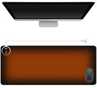 Heated Mouse Pad,Desk Mat with 3 Heat Levels and Automatic Shut-Off 3 Hours,80 x 33 cm Large Mouse Pad for Office,Home