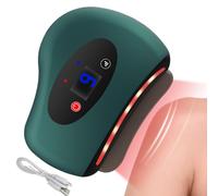Heated Muscle Scraper - Red Light Wireless 3-in-1 Scraping Instrument | Outil de massage des fascias grattoir pour pieds | Portable Muscle Scrapers for Feet Calves Neck Shoulders Back | Dol
