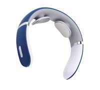 Heated Neck Massager, Smart Wireless Neck Massager with Electrode Pads, Rechargeable Body Relaxer for Women, Grandmother, Grandfather, 5.91x5.71x1.57 Inches, 120g