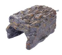 Heated Reptile Cave, Reptile Hideouts, Resin Amphibian Hideouts Cave, Rock Den, Reptile Cave, Terrarium, Vivarium & Aquarium Habitat Decor for Bearded Dragon Turtles Lizards Snakes Crab Gecko Leopard