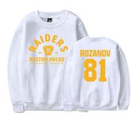 Heated Rivalry 81 Merch Crew Sweatshirt TV Show Winter Y2K Casual Unisexe Streewear Fashion Pullover Top, blanc, M