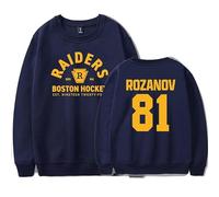 Heated Rivalry 81 Merch Crew Sweatshirt TV Show Winter Y2K Casual Unisexe Streewear Fashion Pullover Top, bleu marine, M