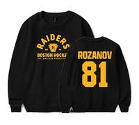 Heated Rivalry 81 Merch Crew Sweatshirt TV Show Winter Y2K Casual Unisexe Streewear Fashion Pullover Top, Noir , XS