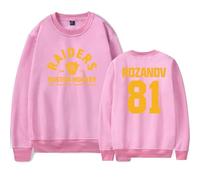 Heated Rivalry 81 Merch Crew Sweatshirt TV Show Winter Y2K Casual Unisexe Streewear Fashion Pullover Top, rose, XL