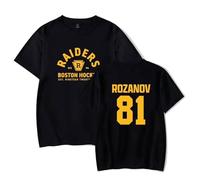 Heated Rivalry Merch T-Shirt Hollander 24 Rozanov 81 Imprimé Hommes Femmes Coton Mode Manches Courtes Unisexe Hip-hop Oversized Streetwear Rétro Coupe Ample Haut