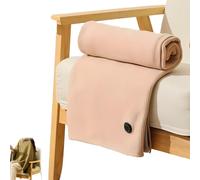 Heated Shawl Wraps for Women, cordless heated blanket, Soft Fabric Travel Shawl, Rechargeable Cordless Heating Blanket, 2025 New Winter Warm USB Powered Heating Scarf Electric Blankets (Apricot)