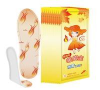 Heated Shoe Insoles, 10-Pair Thermal Breathable Self-Heating Warm Inserts, Soft Foot Heater Pads for Winter Cold Weather, Ideal for Men Women Commuting Hiking Fishing Travel Skiing Outdoor Activities