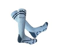 Heated Socks - Electric Foot Warmer Winter | Rechargeable Thermal Comfort - Soft Cotton Heating Socks Designed to Keep Feet Warm for Skiing Cycling Camping Construction Work and Outdoor Cold Weather