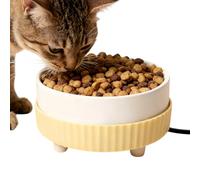 Heated Water Bowl for Dogs, 5,31 x 2,76 inches Thermostatic Waterer Thermal - Thermostatic Heated Dog Water Bowl, for Puppy Kitten Pet Chicken Duck Bird Indoor Outdoor Winter Home Apartment