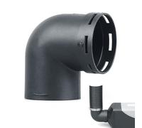 Heater Air Duct Connector - 60/75mm Air Vent Ducting Elbow Pipe Outlet Exhaust Connector | Great For Parking Car Heater Accessories
