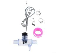 Heater Flow Switch Kit complet de pièces de rechange pour massage, baignoires, surveillance précise du débit ± 1 % de précision Protection contre la marche à sec Fiable Capteur 24 V 20 mm Pour