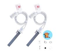 Heatfounder Lot de 2 allumeurs en nitrure de silicium pour barbecue Pitboss & Camp Chef 100 % remplacement des allumeurs métalliques durables pour barbecues à granulés