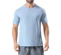 Heatgear T-shirt de compression pour hommes : haut de compression à séchage rapide haut de sport à séchage rapide Rashguard léger respirant T-shirt de course extérieur fonctionnel T-shirt de