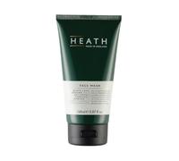 Heath Face Wash for Men - Nettoyant exfoliant avancé pour un usage quotidien - lave noire et charbon actif - avec vitamine C et extrait de papaye brésilienne - fabriqué en Angleterre - 150 ml