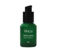 Heath Sérum de protection pour homme - Hydrates et renforcent la peau - Avec preBIULIN FOS, Pollustop et BioWave BCR - Protection contre la pollution inoffensive - Pour une peau saine et jeune - 30 ml