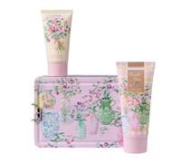 Heathcote & Ivory, Sweet Pea Coffret cadeau pour soins du corps dans une boîte métallique