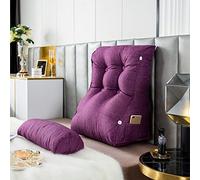 HEATHE Coussin de Lecture Oreiller Confortable Grand Dossier Triangulaire Oreiller Dossier de Lecture de tête de lit pour Lire,se détendre ou Travailler au lit