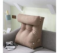 HEATHE Oreiller de Lecture Coussin de Lecture Traversin de Canapé Dossier Triangulaire Lombaire Coussins Cale Dos Oreiller pour Lire se détendre ou Travailler au lit