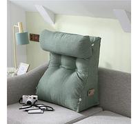 HEATHE Oreiller de Lecture Coussin de Lecture Traversin de Canapé Dossier Triangulaire Lombaire Coussins Cale Dos Oreiller pour Lire se détendre ou Travailler au lit