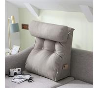 HEATHE Oreiller de Lecture Coussin de Lecture Traversin de Canapé Dossier Triangulaire Lombaire Coussins Cale Dos Oreiller pour Lire se détendre ou Travailler au lit