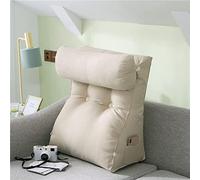 HEATHE Oreiller de Lecture Coussin de Lecture Traversin de Canapé Dossier Triangulaire Lombaire Coussins Cale Dos Oreiller pour Lire se détendre ou Travailler au lit