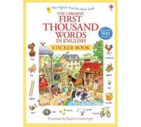Heather Amery First Thousand Words in English Sticker Book (Poche)