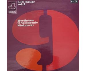 HEATHER HARPER; HELEN WATTS; ALEXANDER YOUNG; DONALD MCINTIRE - LONDON SYMPHONY ORCHESTRA UND CHOR - LEOPOLD STOKOWSKI - BEETHOVEN - 9. SYMPHONIE STOKOWSKI - HIFI CLASSIC VOL.1 - PHASE 4 STEREO 20-KANAL-AUFNAHME - DECCA - VINYL