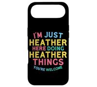 Heather Here Doing Heather Things Funny Heather Name Coque pour iPhone Air