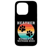 Heather Home for Wayward Dogs Nom de Famille Coque pour iPhone 15 Pro