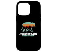 Heather Lake Falls Ours d'été de pêche à Washington Coque pour iPhone 14 Pro Max