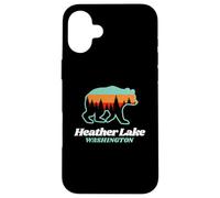 Heather Lake Falls Ours d'été de pêche à Washington Coque pour iPhone 16 Plus
