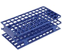 Heathrow Scientific HD27551B Onerack Rack en polypropylène pour tubes à essai intégral Bleu, Longueur 104 mm x Largeur 202 mm x Hauteur 59 mm, tubes de 13 mm