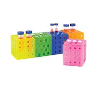 Heathrow Scientific HD29050A Lot de 5 racks encastrables en polypropylène pour tubes à essai Forme cubique 3 niveaux