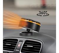 Heating Cooling Windshield Defogger - Portable Car Heater, Rapid Defrost Fan, Easy Install Compaact Auto Defroster | Winter Humid Weather Ice Fog Removal Device for Vehicle Front Rear Window Glass