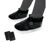 Heating Foot Warmer Shoes - Unisex Rechargeable Electric Insulated Shoes, Fast Design, Comfortable Soft Material, Durable Winter Footwear for Men and Women, Indoor Outdoor Use, Lightweight | Prac