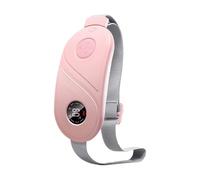 Heating Pad - 7.87 Inches Vibrating Heat Belt for Period Cramps, Cordless Massager with Adjustable Warmth and Vibration, Portable Device For Back Abdomen Waist Home Office Travel Sleep Study
