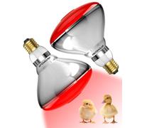 HeatingLux Lampe Chauffante Infrarouge E27, 250 Watt Ampoule Chauffante, Lampe Chauffante Rouge pour Élevage, Restauration, Thérapie par Lumière Infrarouge
