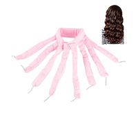 Heatless Hair Curlers For Long Hair, Hair Curlers To Sleep In, Overnight Hair Rollers For Long Hair, Heatless Wave Silk Hair Curler For Women, No Heat Hair Curlers For Overnight (Pink)