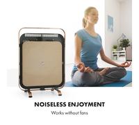 HeatPal Marble Blackline radiateur infrarouge 1300 W marbre aluminium