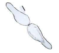 HEATSHAKING 1 Pièce Sac à Transparent pour Guitare Acoustique Folk Étanche avec Double Bretelles Pratique et Spacieux