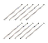 HEATSHAKING 10 Pièces Nail Drill Bits Set For Russian Manicure Silicon Carbide Cuticle Drill Heads For Precise Shaping Filing Smoothing And Nail Buffer Removal Professional Manicure Tool